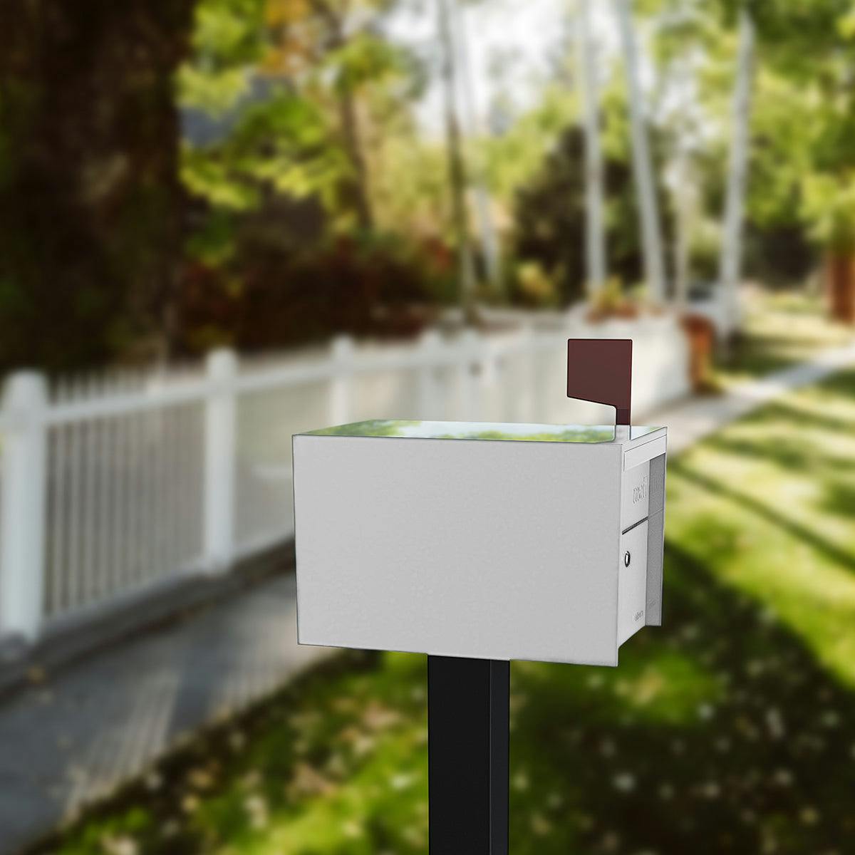 Post Mount Locking Mailbox | Small
